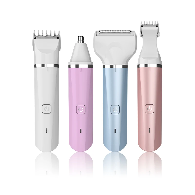 Unibono Manufacturer 4 IN 1 rechargeable lady shaver Body Trimmer Chargeable Ladies Epilator for Women