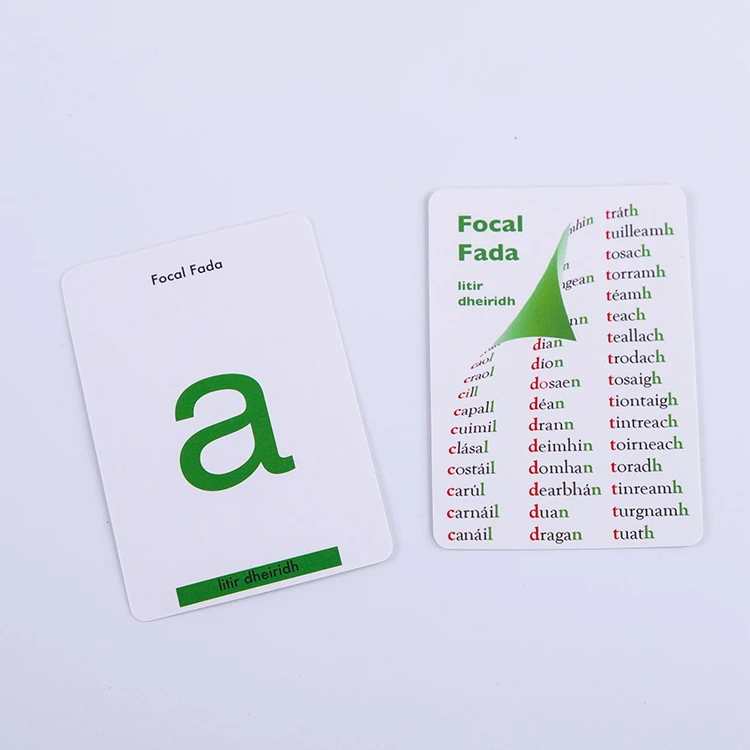 High quality portable Game Card Study Card High Quality Wholesale Printing Other Educational Toys