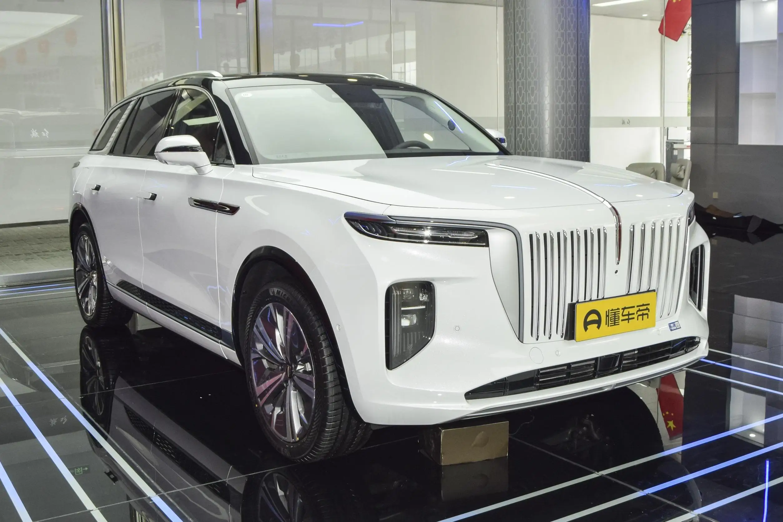 Hongqi e-hs9 diesel 4 weel electric car fast ship large suv cars flagship enjoyment ve fast speed commercial vehicles