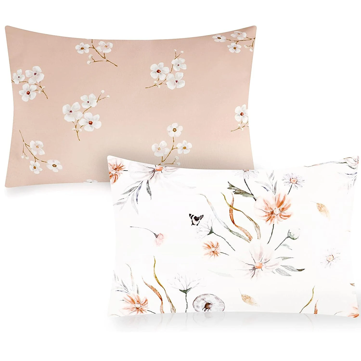 Egyptian Cotton White 300T  pillow case Toddler Pillowcase for  baby Pillow 100% Natural Cotton Toddler Pillowcase