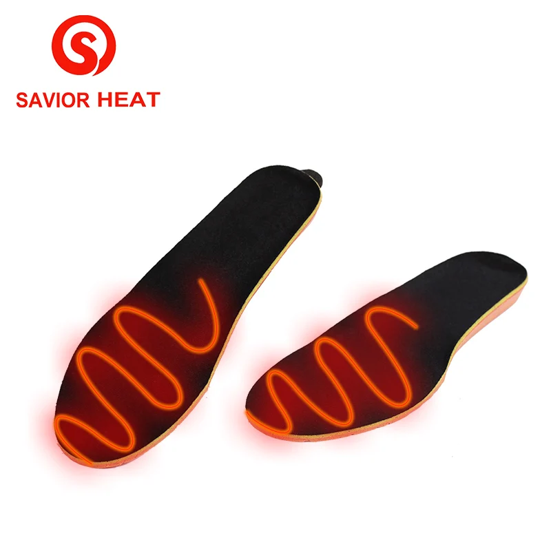 Winter Outdoor Sports USB Heated Insoles Foot Warming Pad Feet Warmers Sock Pad Electric Heating Shoe Insoles
