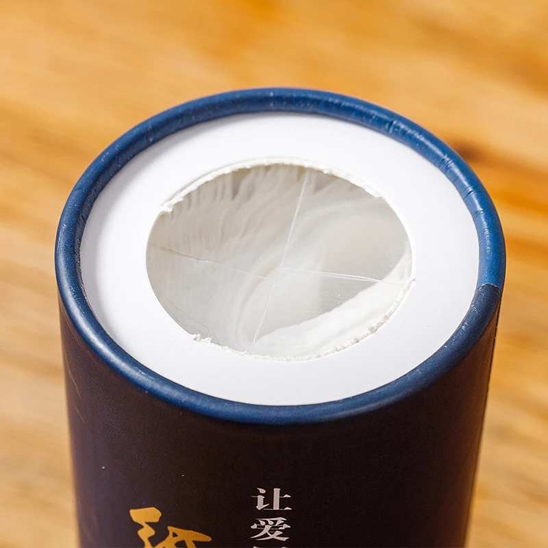 Custom Print 4 Color Printed For Toys Brown Kraft Pumping Random Carton Tissue Tea Paper Tube Box Packaging