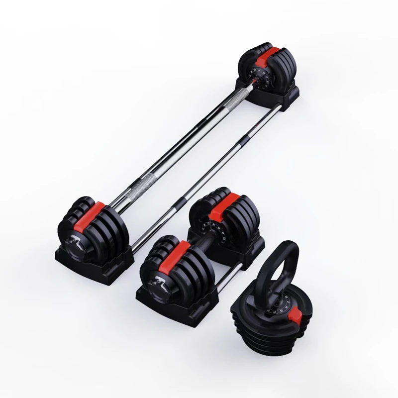Home use  adjustable Dumbbell weights gym equipment fitness dumbbells set adjustable dumbbell 80 lbs