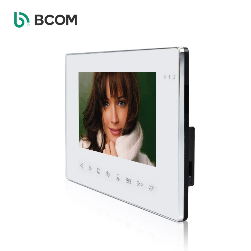Bcomtech Waterproof 7 Inch Indoor Monitor TCP/IP Video Door Phone SIP Video Camera Intercom Lock Wireless Intercom System
