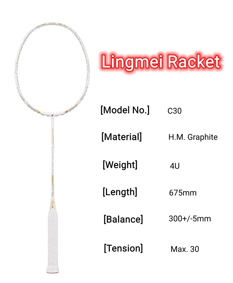 Ball Control Type Original Factory 22-28lbs Racket Lingmei C60
