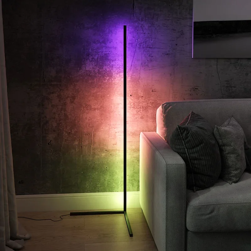 Tripod Lighting LED Corner Floor Lamp RGB Aluminum Plastic Modern APP Control Lighting Circuitry Design DC 24V King Star