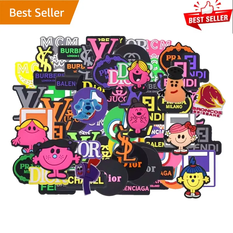 Luxury Designer inspired shoe charms para clog mayoreo brand designer charms for charm bracletely