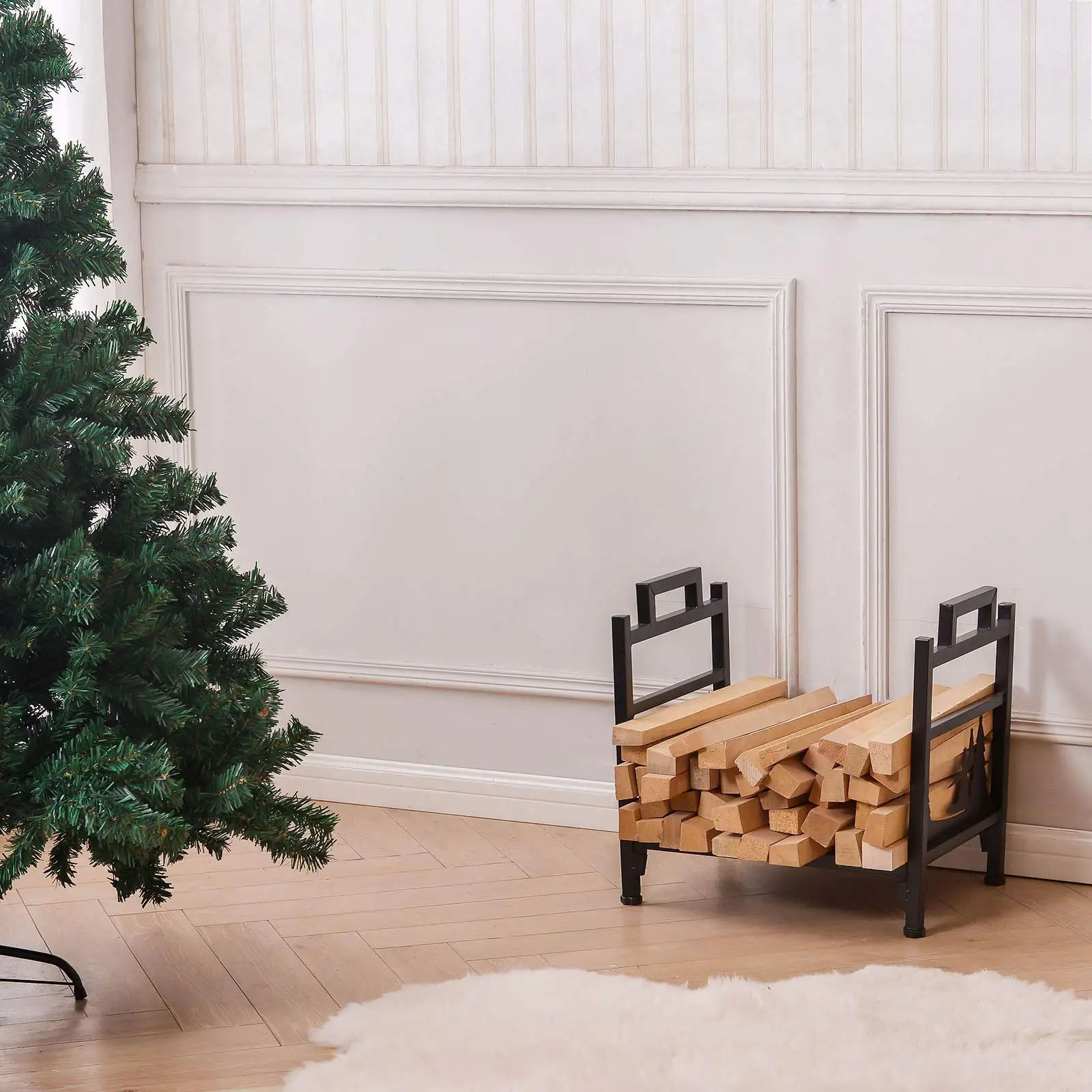 Custom Corten Steel Firepit Manufacture Garden Wood Fire Pit Fire Bowl Natural Steel Outdoor Fire Pit Wood Storage Rack