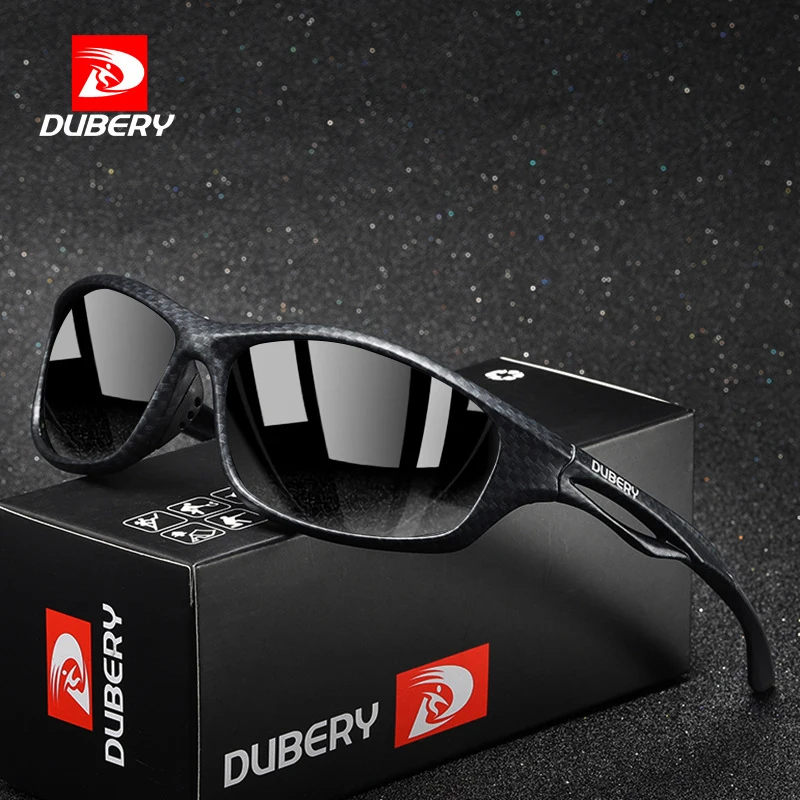 Fashion Sports Polarized Sunglasses Men 2020 New DUBERY Brand Oversized Driving SunGlasses Outdoor UV400 Protection Goggles D166