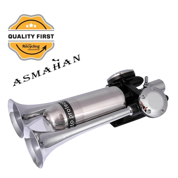 2021 new 50-100psi Professional Manufacturer 12v 150db Car Air Horn Kit/ Super Loud Train Horns for Trucks
