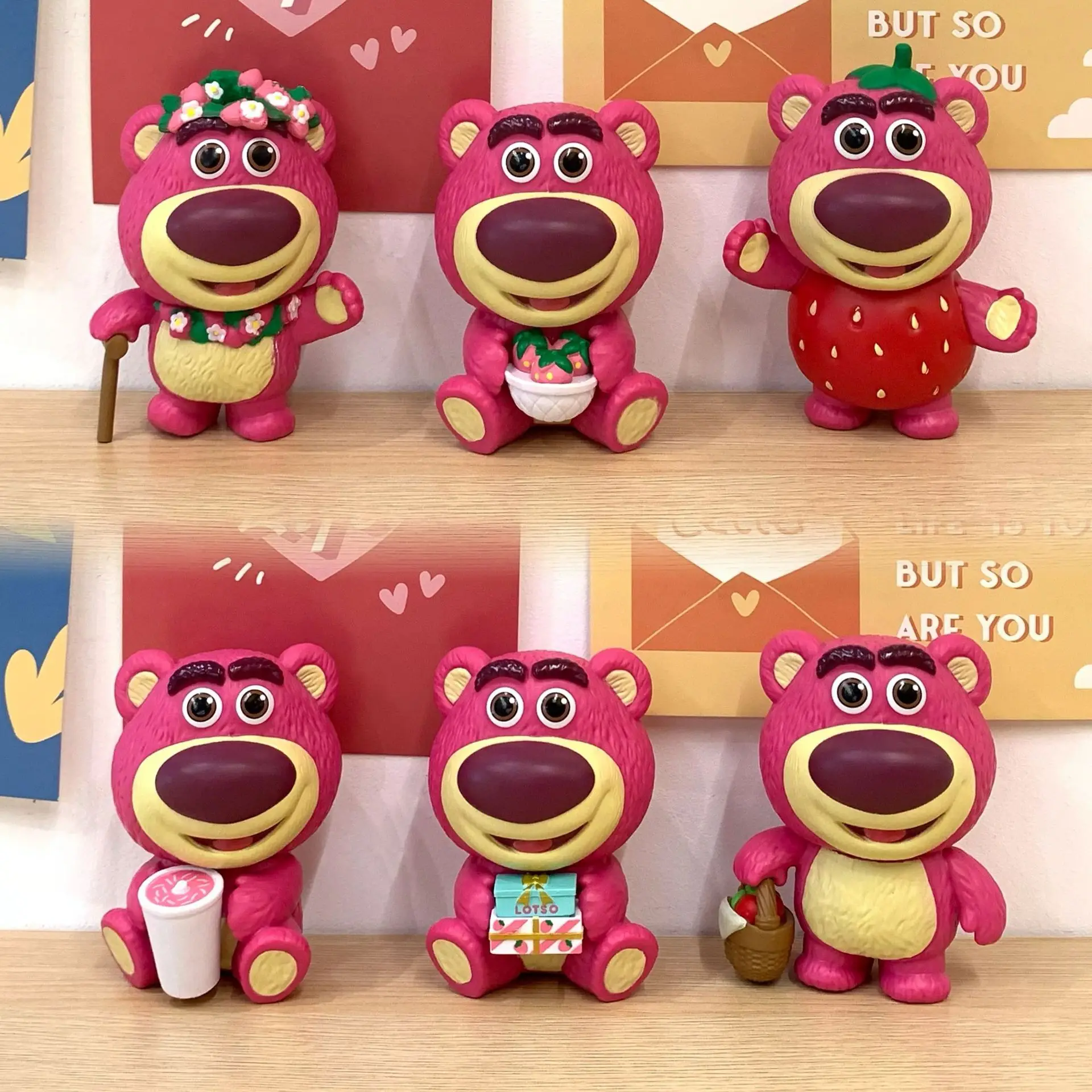 Creative Cartoon 3D Cute Toy Story Lot so Doll Design Action Figure Decoration Cake Home Car Garage Kits VINYL Model Collecting