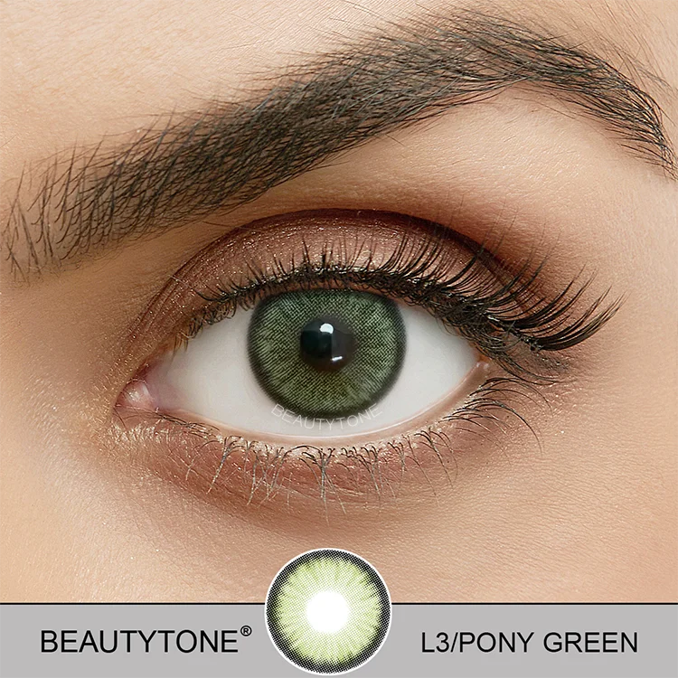 BeautyTone Luna Pony Brown beauty eye contacts lenses brown color contact lenses annual contact lens