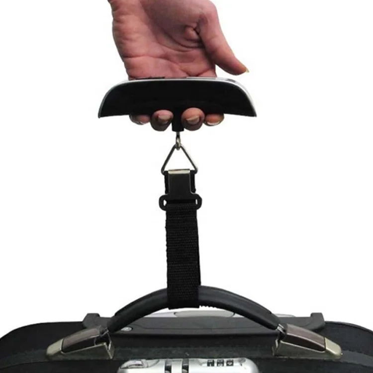 ABS Metal Electronic Digital Scale Portable LCD Weighting Balance Hanging Luggage Scale