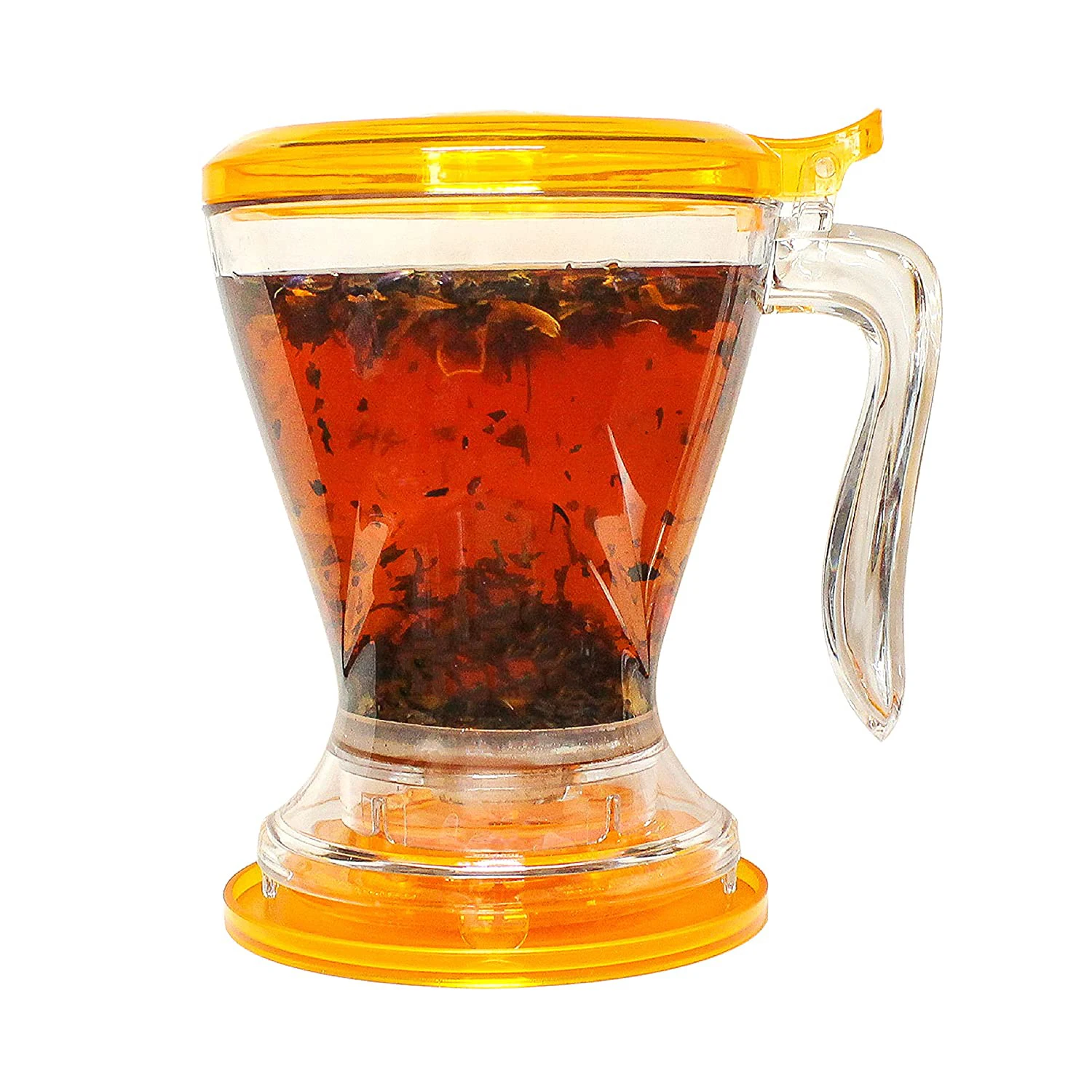 Brewmaster Tea Infuser 20oz 600ML Tea Steeper Large Tea Strainer with Fine Mesh, Bottom Dispensing