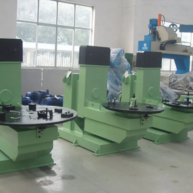 L Type Tilting And Rotating Welding Positioner Machine With Rotary Turntables