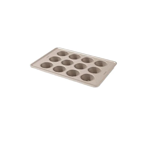 0.8mm Nonstick Mini 6-Holes Ceramic Bakeware Textured Base Muffin Pan with Carbon Steel Cupcake/Cake Tools