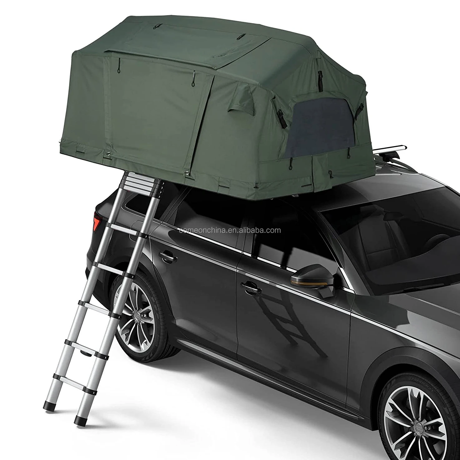 Factory Portable Folding Car Rooftop Tent Camping Automatic Awning Canopy Travel Outdoor Supplies Waterproof Car Roof Top Tent