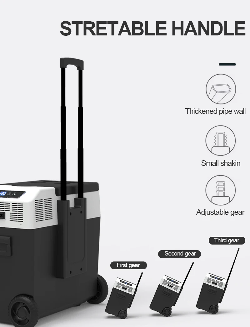 12v 45l переменного тока источник питания постоянного компрессор холодильника Электрический охладитель автомобильный холодильник одной зоны управление мобильным