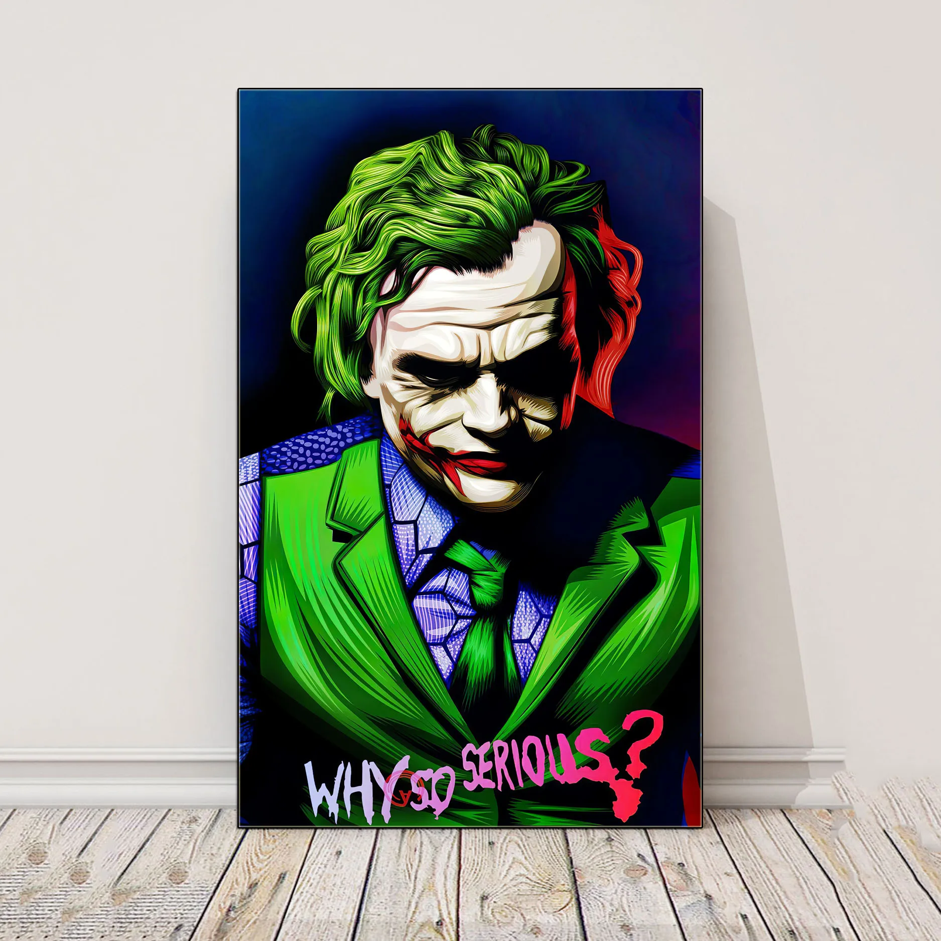 
Cheap Dropshipping The Joker Oil Canvas Modern Wall Art Painting Pictures Posters and Prints for hotel 