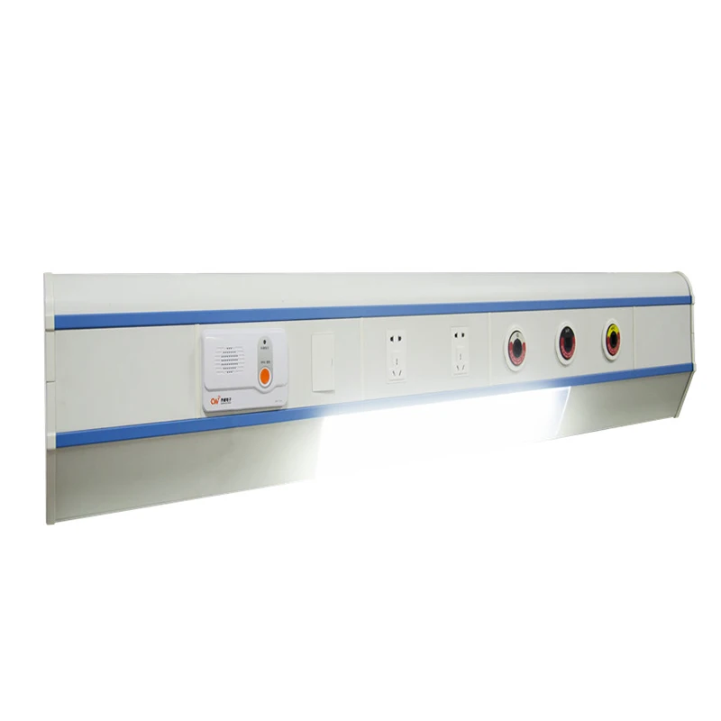 Medical Gas Supply Oxygen Outlet Hospital Bed Head Unit For Icu Hospital Ward Equipment