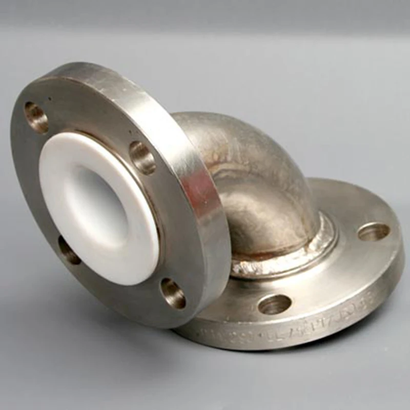 Steel lining PTFE/PFA Anticorrosion equipment Pipe fittings Carbon Steel Plastic PTFE Molded Lined Coated Steel Pipe