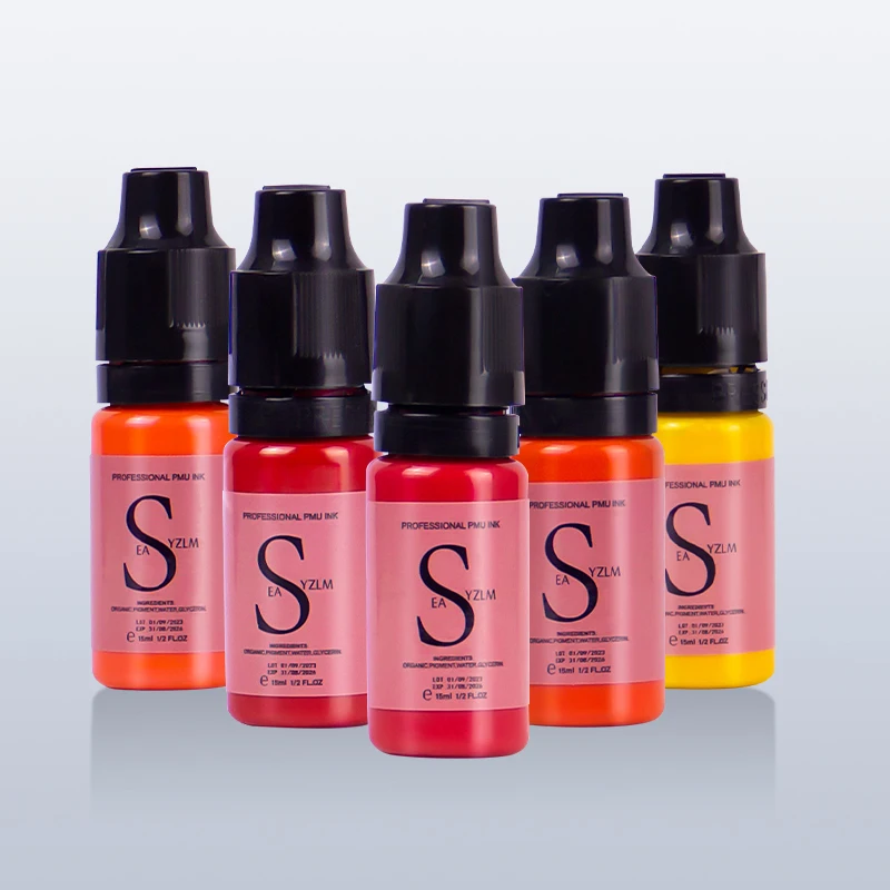 Hot sale permanent makeup tattoo ink paste eyebrow and Lip microblading pigment