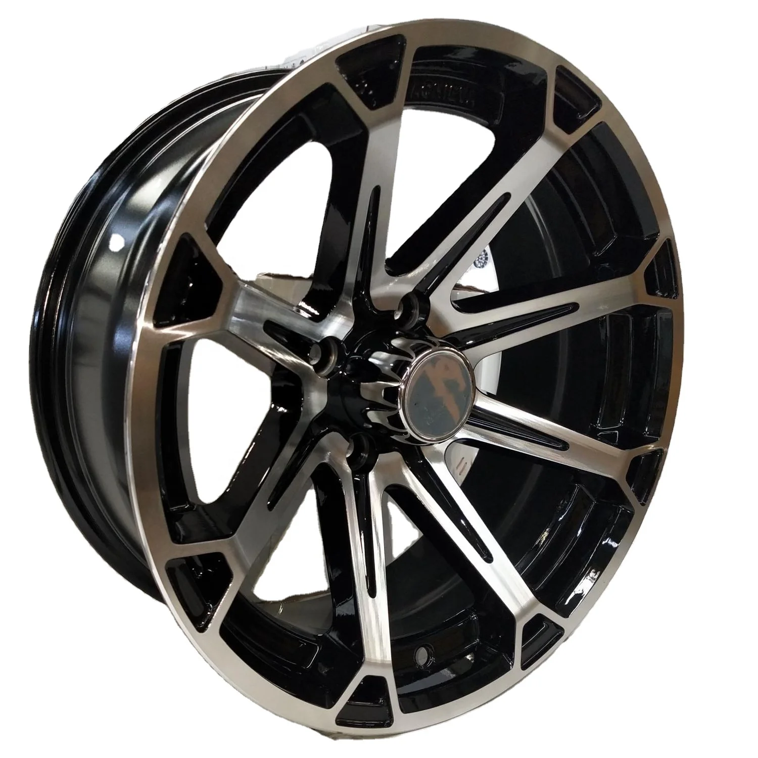Hot Design 20 Inch SUV Deep Lip Milled Windows Off Road Alloy Wheels For Luxury Cars
