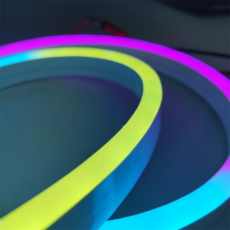  Заводская цена цвет мечты 8 мм неоновые вывески веревка 12 в Rgb светодиодный неоновый гибкий
