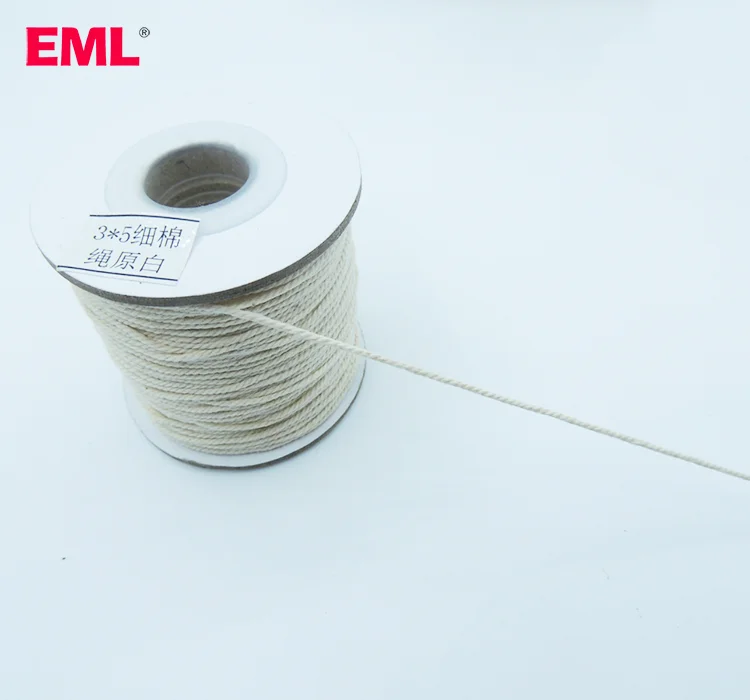 Hot Sale elastic thread jump rope natural white twisted cord polyester Macrame Cord for wholesale