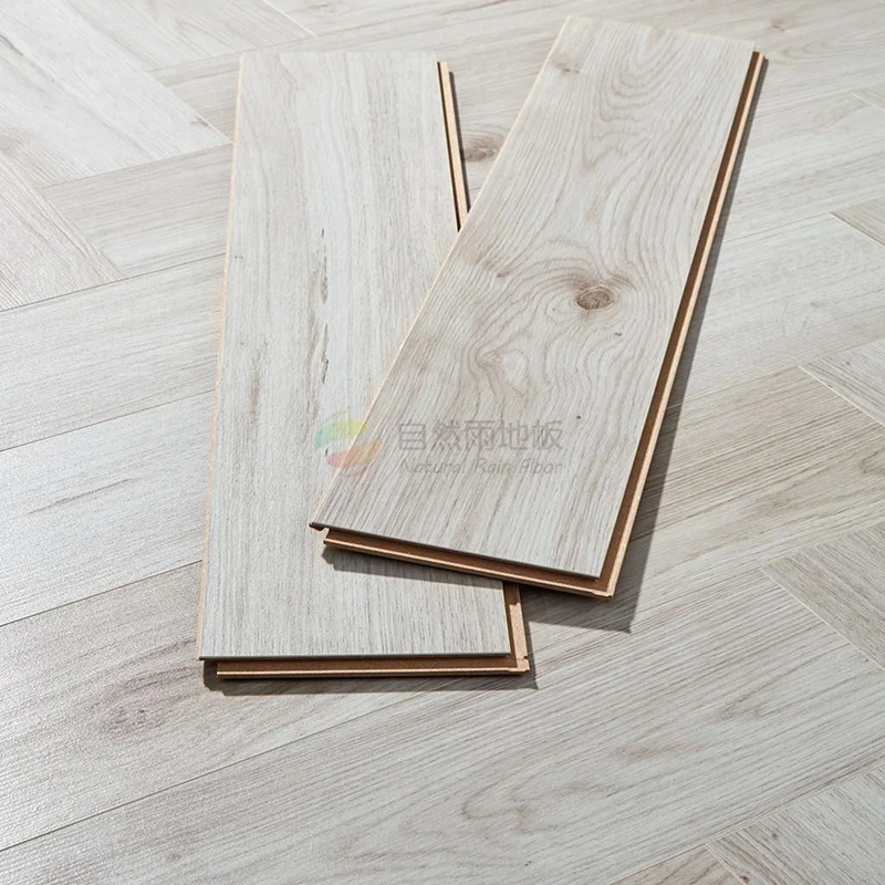 Manufacturers Turkey Old Design 15Mm White Gray Look Flooring Herringbone Parquet Laminate Floor