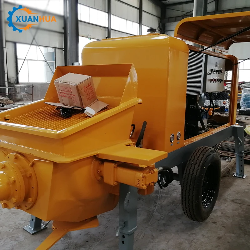 cheap price small mobile hydraulic diesel concrete pump truck for sale
