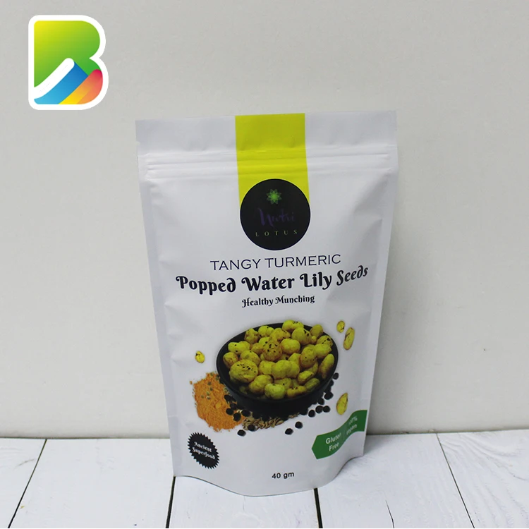 Food Cereal Candy Plastic Custom Resealable Bags Printed Snack Poly Potato Chips Zipper Laminating Packaging Bag