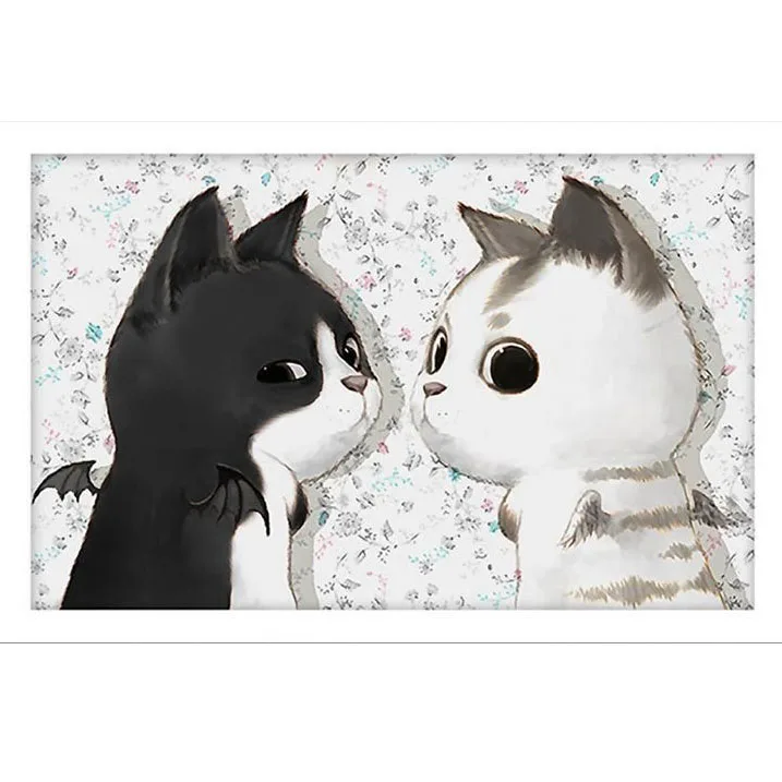 
Factory direct supply custom counted cross stitch kit trendy style wall hanging cross stitch 