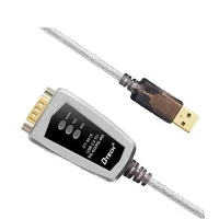 DTECH high speed USB2.0 to RS422/485 cable 1.2m video acdio computer USB converter cable FT232+SP485 dual chip adaptor switch