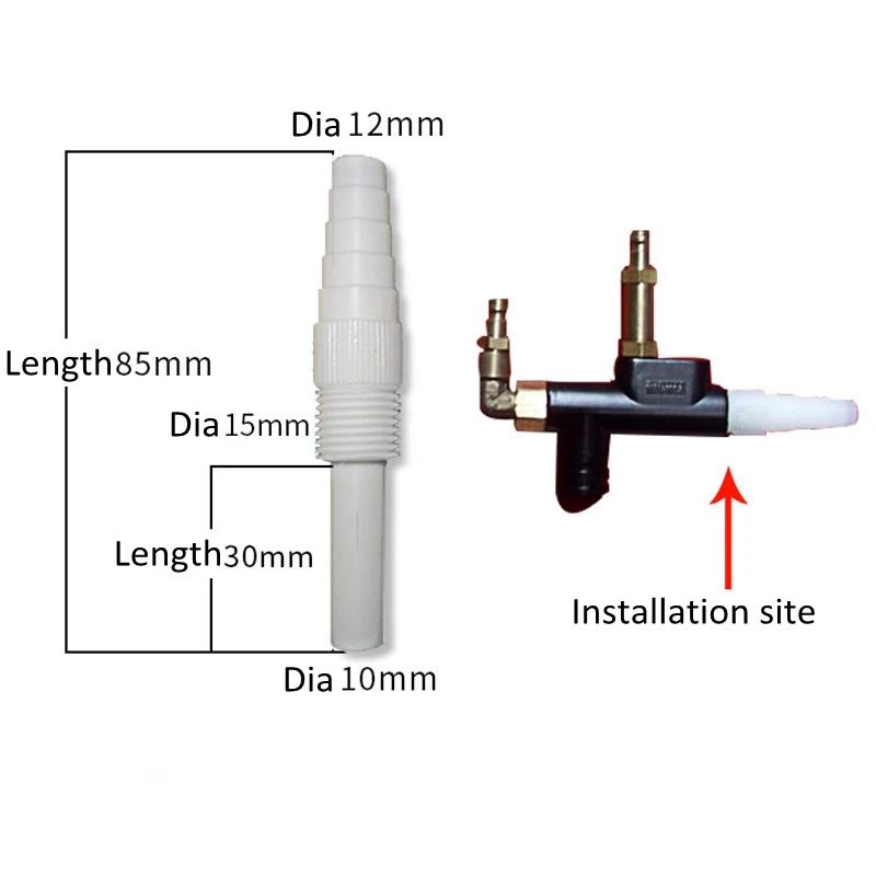 354201 PG1 Venturi tube for PI 3-V Powder Injector 345318