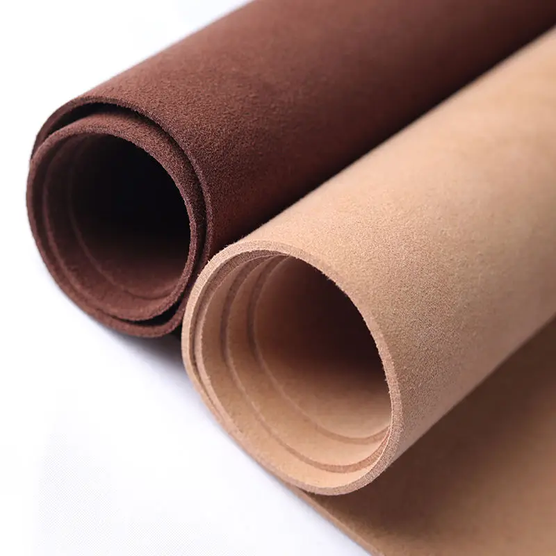 Wholesale microfiber suede Eco-Friendly Faux Nappa Leather Automotive Upholstery leather For Car Seat Covers