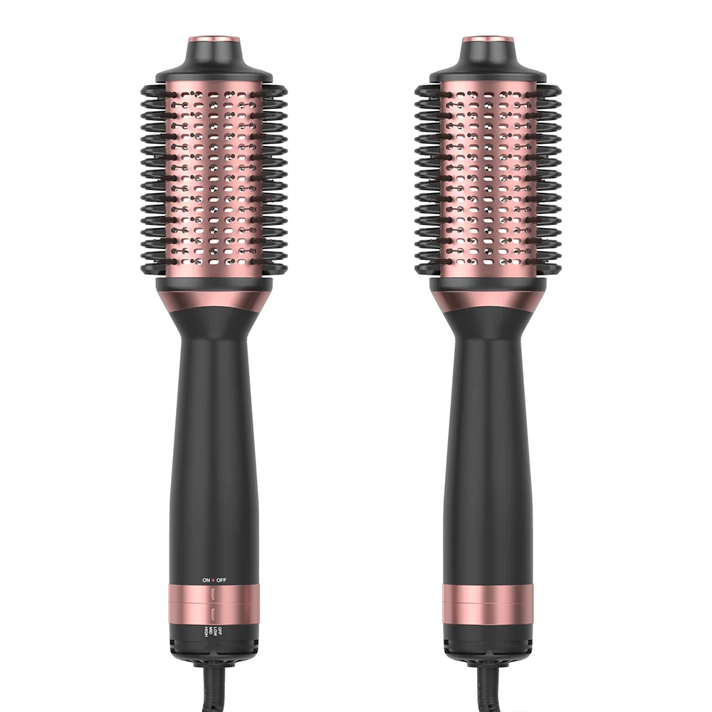 Mesky 4-in-1 brush dryer hair 2024 aluminum curler products 3 gear  best hair curlers heat styling comb brush