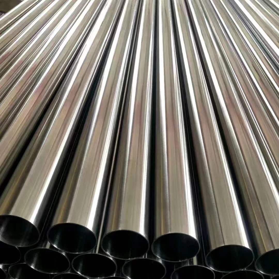 High Quality ASTM B338 B862 Gr2 Gr9 OD 2.5inch 50mm titanium pipe welded for titanium bike frame seamless exhaust tube