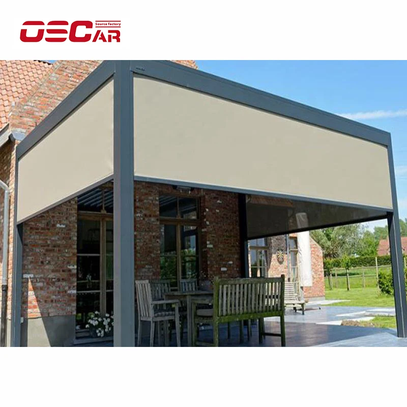 Wholesale Indoor Electric Blind Shades Blackout Automatic Curtain Blinds Window Shangrila Blinds