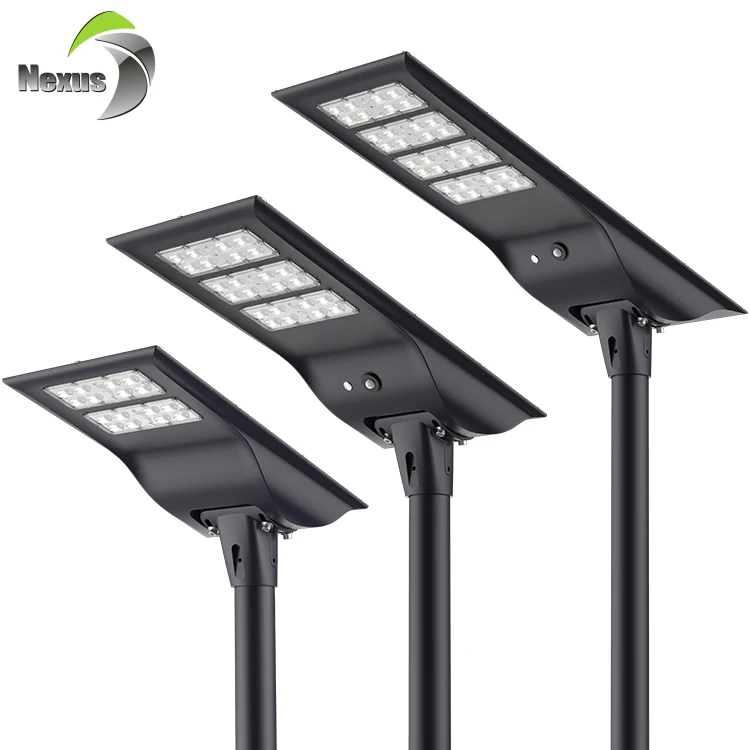 Outdoor Lighting Urban Traffic Solar Road Light 20w 30w 40w Waterproof Ip65 All In One Solar Street Lamp