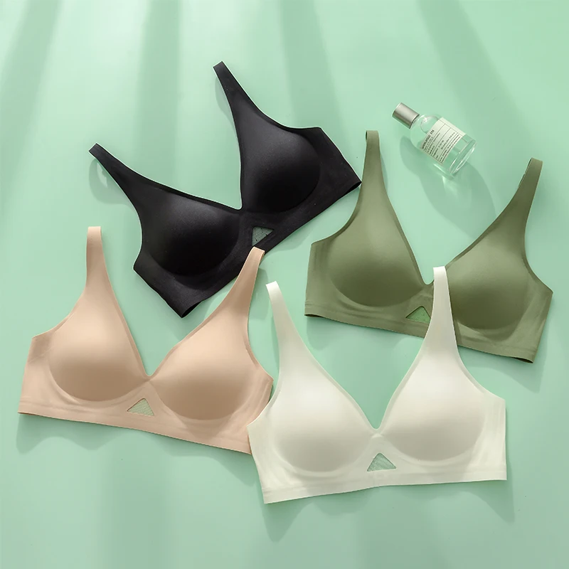 Customizable Adult Bras with Mesh Design Large Load-Bearing Shoulder Straps without Wires Bra