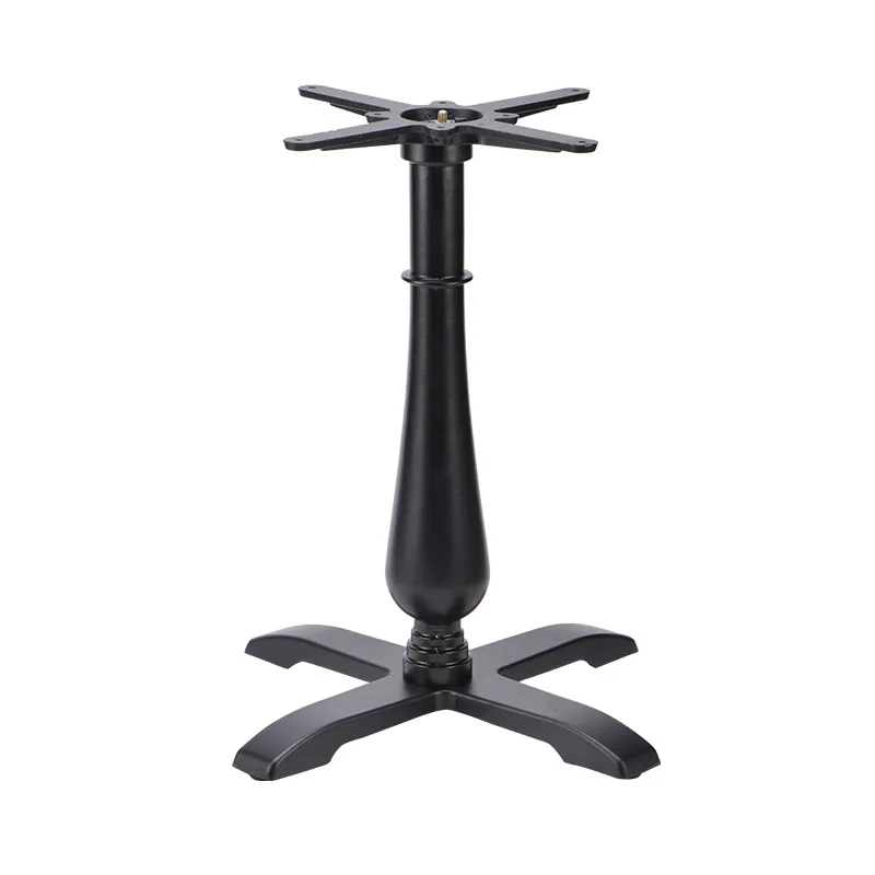 bronze tulip restaurant wooden custom european black metal counter height table base for dining table