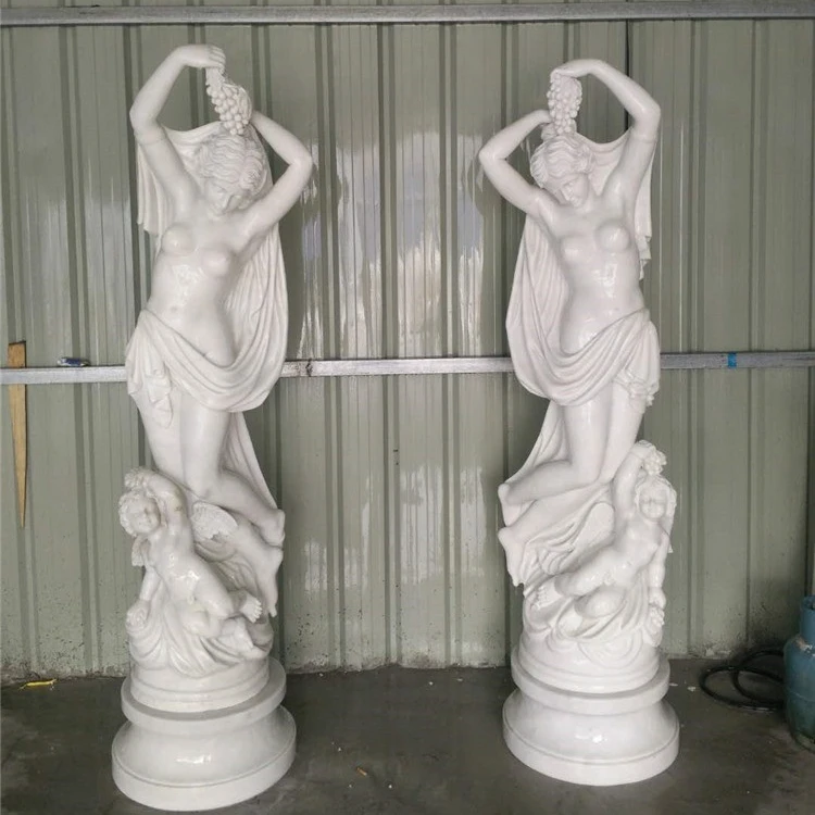 Marble Stone Sculpture Famous Dign Hand Carved White Marble Stone Statue For Sale