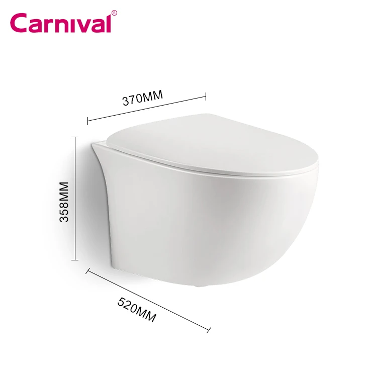 Ceramic bathroom One Piece Wc Opposite Washdown Wall hung Toilet