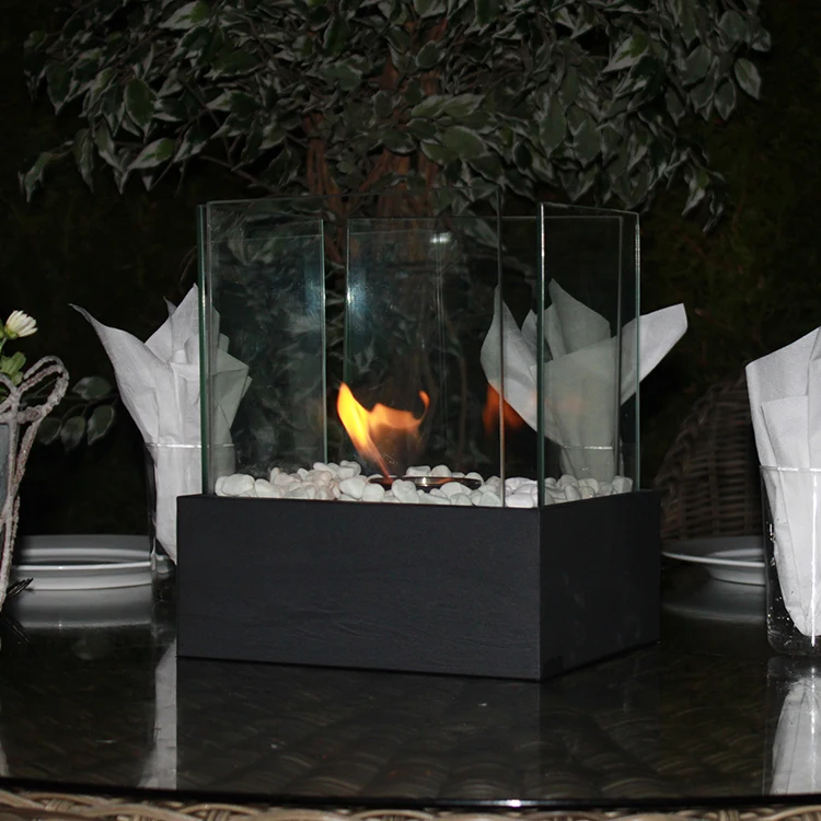 portable free standing small etanol bowl outdoor indoor heater mini rubbing rectangular glass bioethanol fireplace tabletop