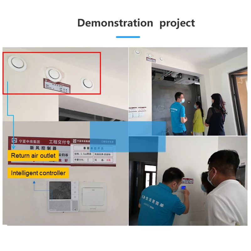 Очиститель и очиститель воздуха Hvac система рекуперации тепла вентиляция для