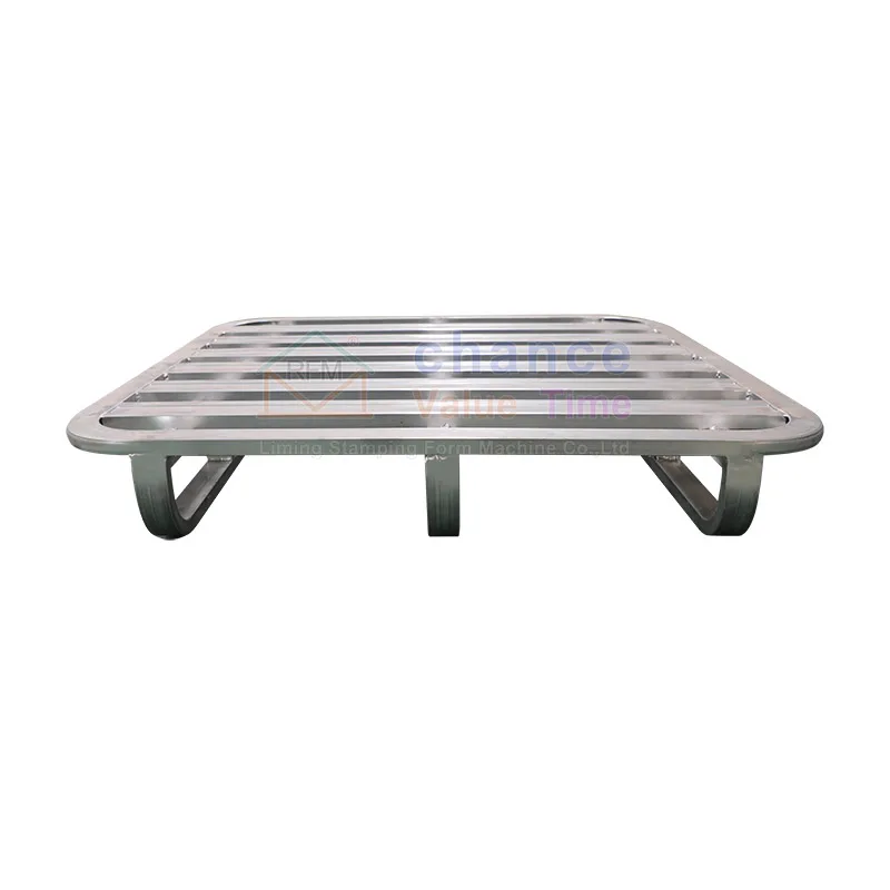 Wholesale customized 48x48 four-way new high quality  Stack Steel Pallet for logistic turnover
