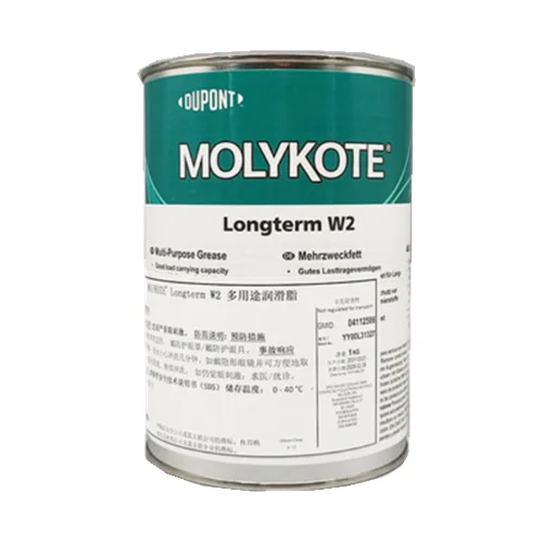 MOLYKOTE LONGTERM W2 White lubricating grease for metal/metal combinations with slow to fast movements and medium loads