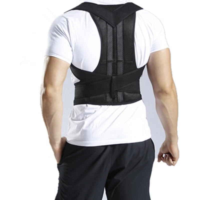 Горячая Распродажа, поддержка осанки до ключиц, регулируемая поддержка спины, коррекция осанки