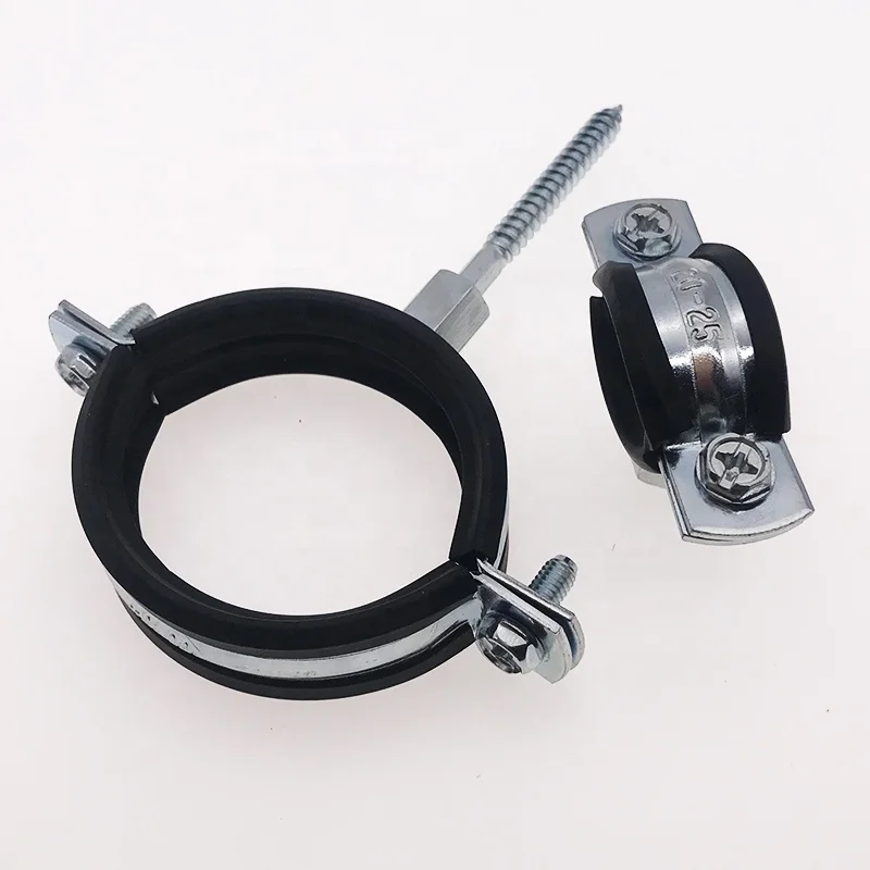 Pipe Clamp Bracket Steel M10 Zinc Plated exhaust pipe clamp quick release pipe clamps